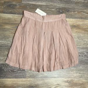 Sim & Sam Womens New Skirt Pleated Lined Blush Size Medium